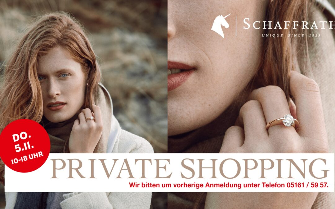 SCHAFFRATH PRIVATE SHOPPING AM 05.11.