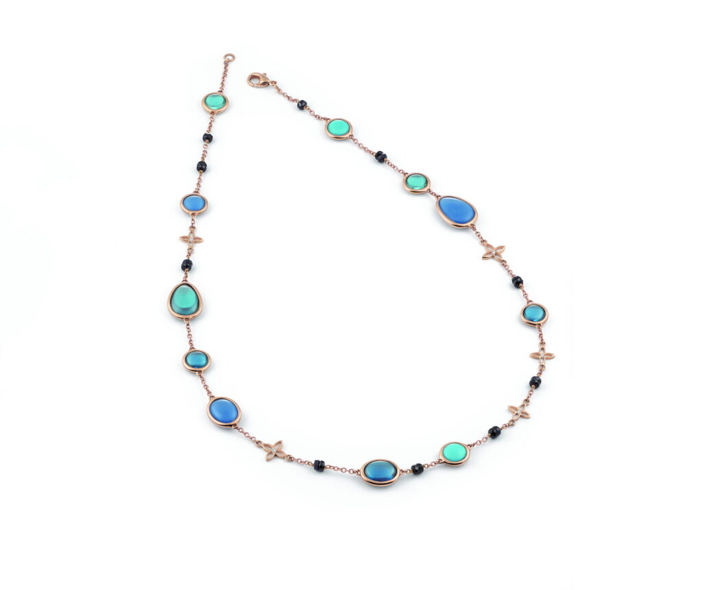 Farbsteincollier
