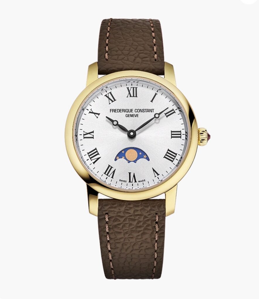 Damenuhr, Slimline Ladies Moonphase